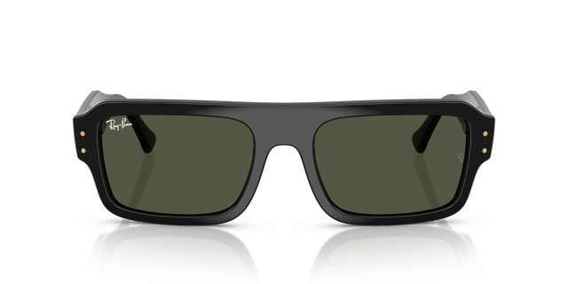 Ray-Ban RB4454 LUKAS BIO-BASED, Unisex Sunglasses Black, XL, Injected