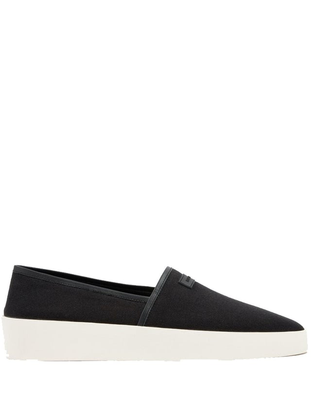 FEAR OF GOD Logo Canvas Espadrille Black