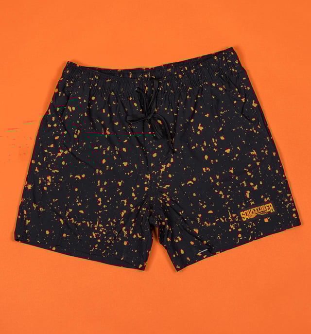 Squatober 2024 Black Splatter Training Shorts