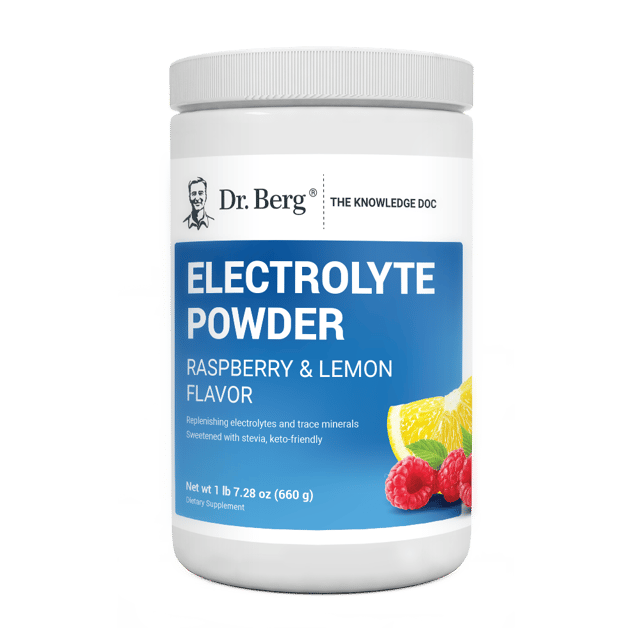 Electrolyte Powder Raspberry & Lemon Flavor 100 Servings
