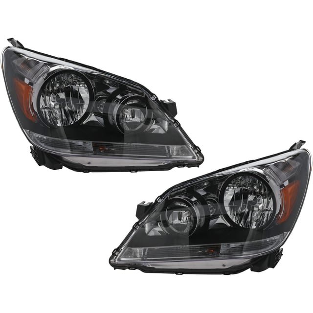 Replacement® 2006 Honda Odyssey - Driver and Passenger Side Halogen Headlight, With bulb(s), OE Replacement SET-H100143