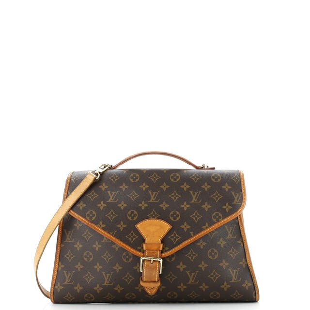 Beverly Briefcase Monogram Canvas MM