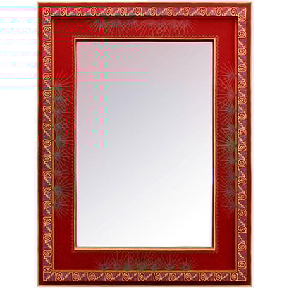 RED CACTUS MIRROR