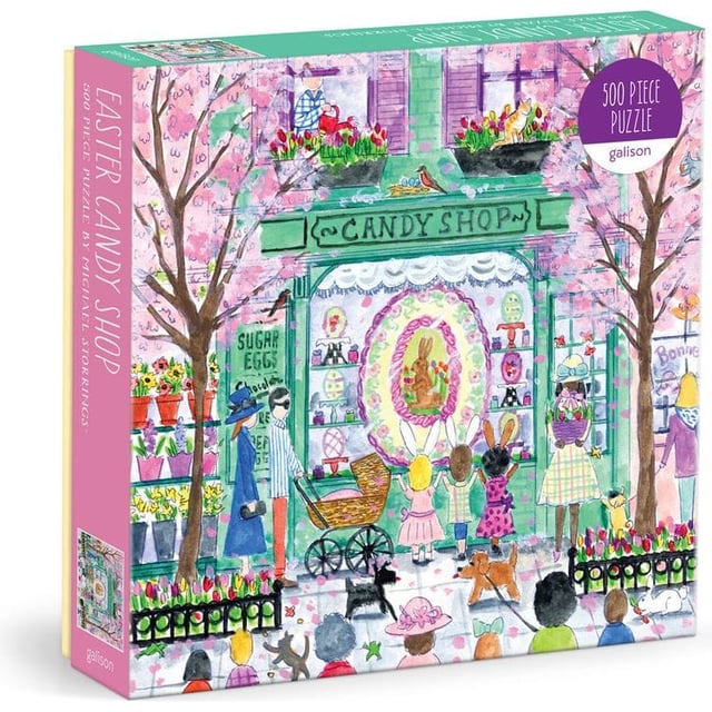 Michael Storrings Easter Candy Shop 500 Piece Puzzle