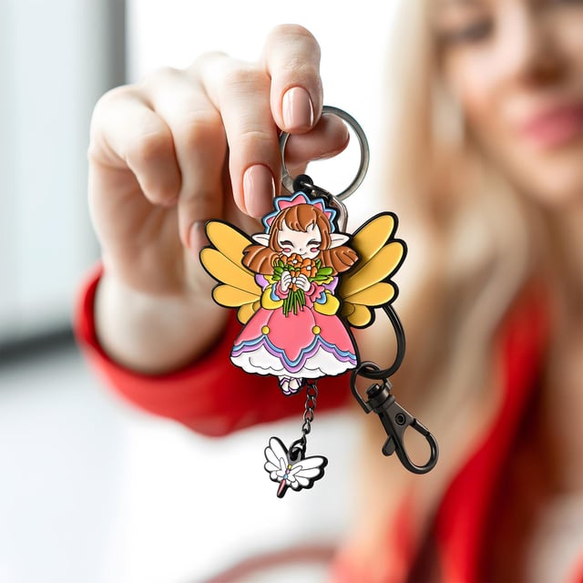 Custom Enamel Keychain | Custom Soft Enamel Personalized Gift | Personalized Keychain for Birthday Anniversary Gift | Gift Idea for Him Her