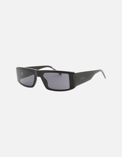Hugo Boss Grey Rectangular Lens Black Sunglasses