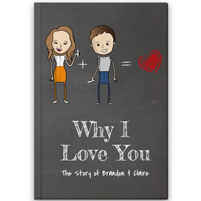 Personalized Love Book | Why I Love You | Gift for Valentine's Day, Anniversary, Birthday | LoveBook