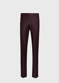 Burgundy Flannel Trouser