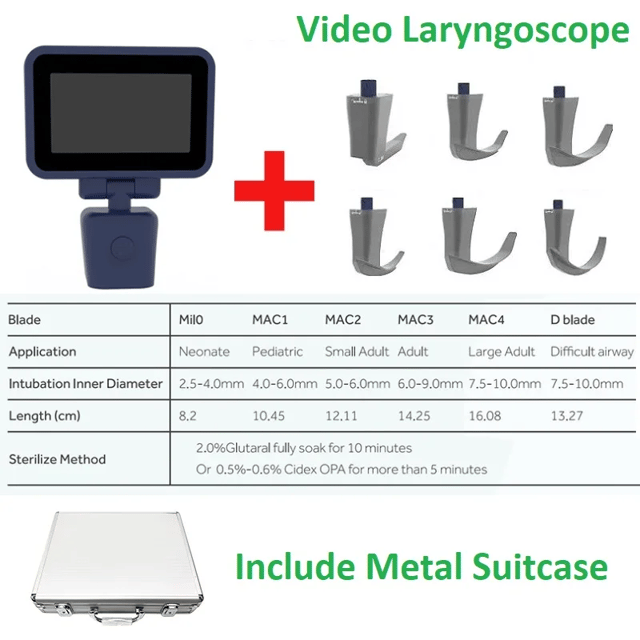 Video Laryngoscope Blade, Guide, Not Include Screen, Only Blade And Guide Core, Only For This Model. - Household Health Monitors Accessories - AliExpress