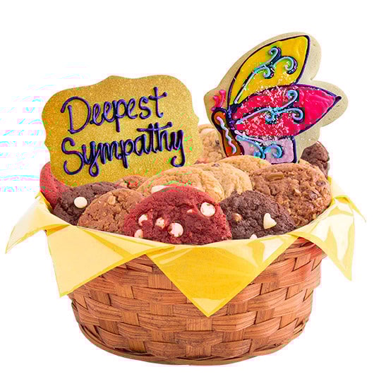 Sympathy Flowers Basket