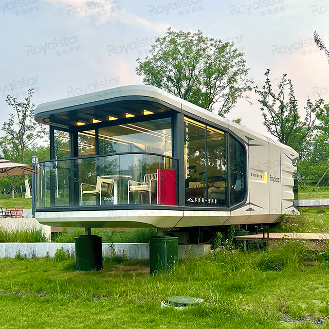 Portable Prefab Cloud Series H45 Capsule House Waterproof for Camping Hotel Park