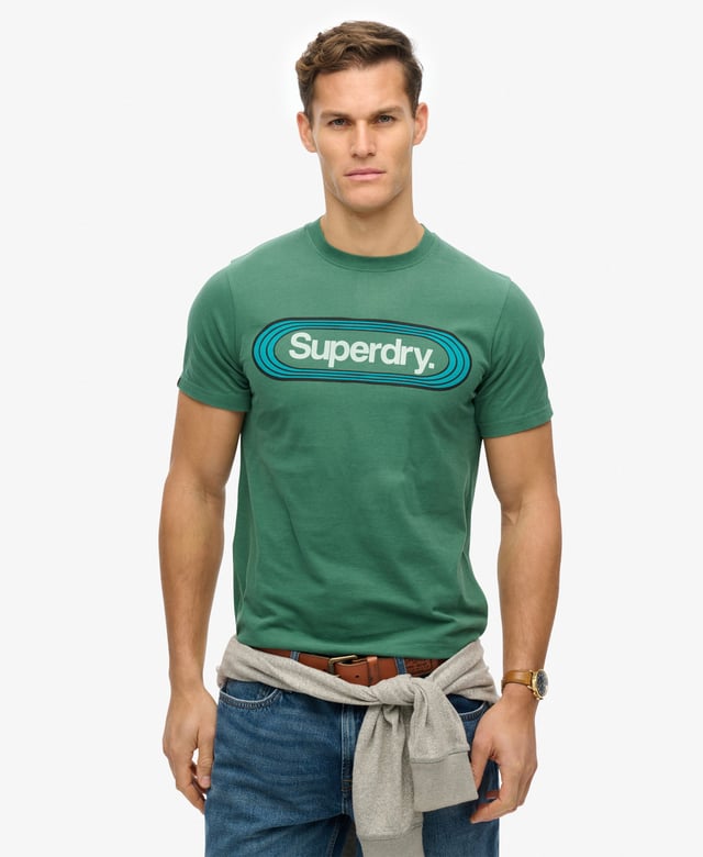Vintage Trade Tab Tee | Pine Green