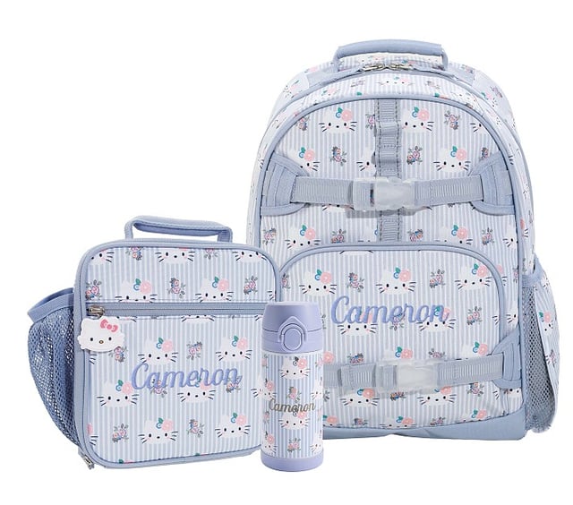 Mackenzie Hello Kitty® Stripe Backpack & Lunch Bundle, Set of 3