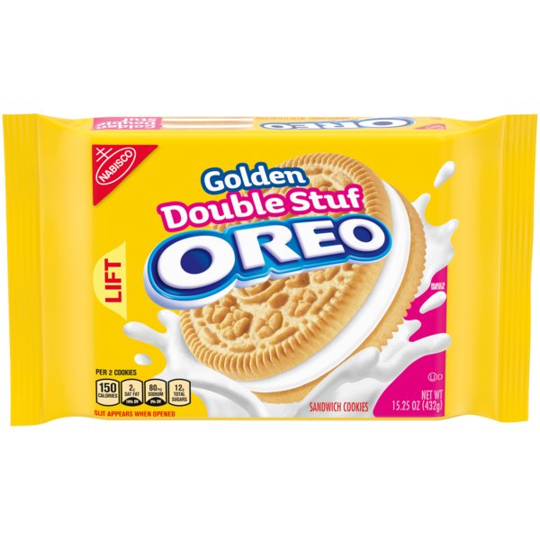 OREO Golden Double Stuf Sandwich Cookies
