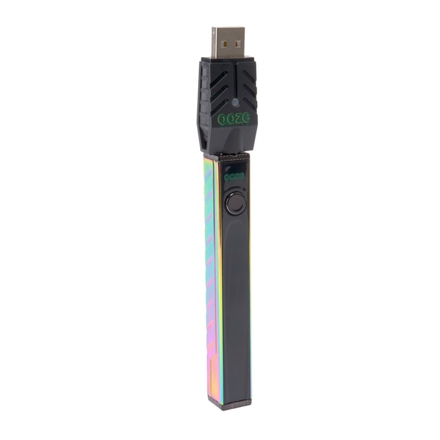 Ooze Quad 2 – 500 mAh Square Vape Battery – Rainbow