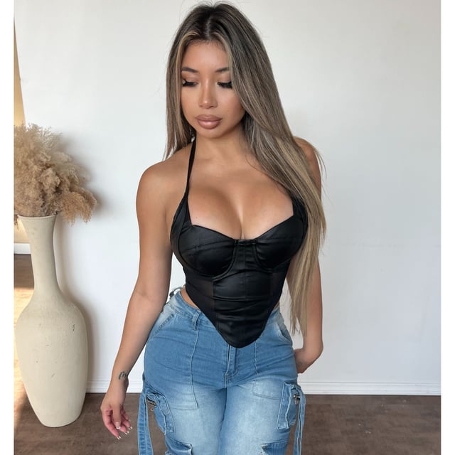 Cynthia Corset Top (Black)