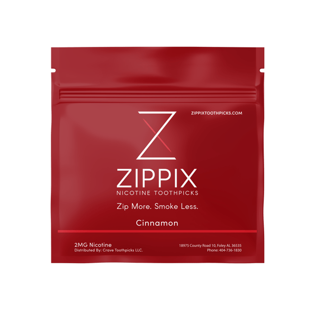 Zippix® | Cinnamon (20 Nicotine Toothpicks)