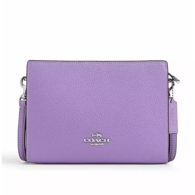 Coach Women's Crossbody Bag - Slim Pebble Leather with Zip-Top Closure | CAT21-SVII