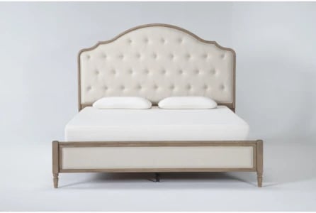 Deliah Queen Upholstered Platform Bed