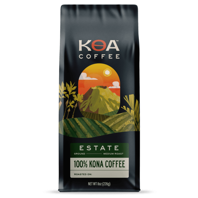 Estate Medium Roast Ground 100% Kona Coffee