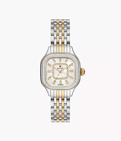 Meggie Two-Tone Diamond Stainless Steel Watch