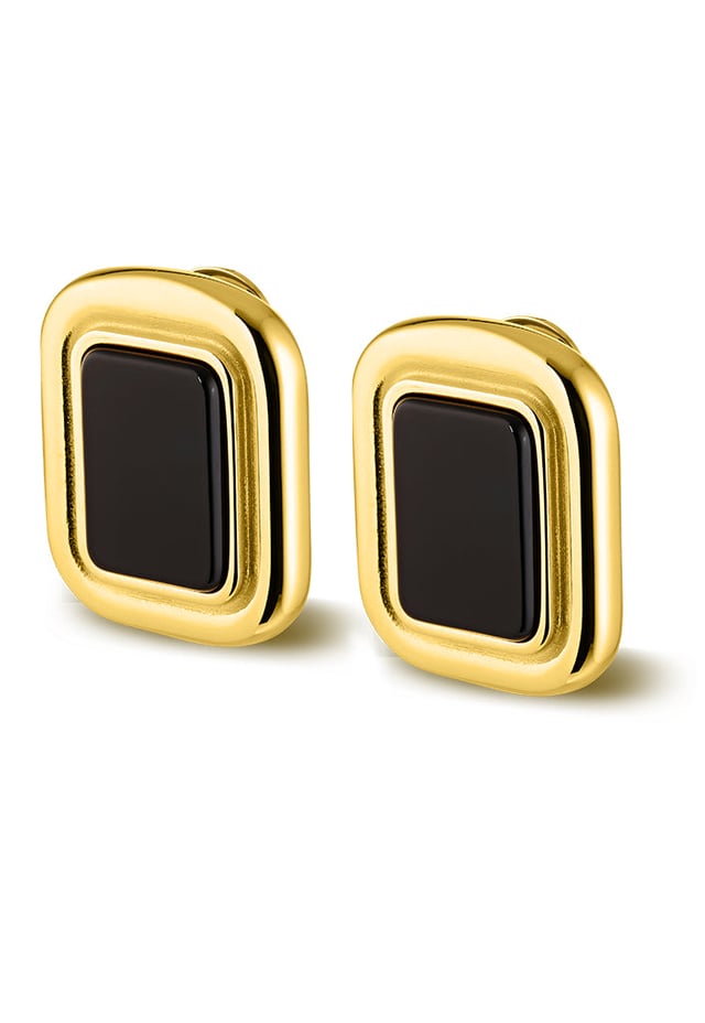 Margaux Onyx Earrings | Black