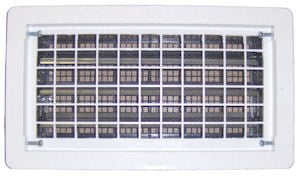 White Automatic Foundation Vent