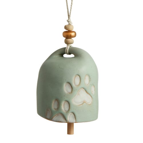 Inspired Collection Paw Prints Pet Hanging Inspired Bell 3" x 8"