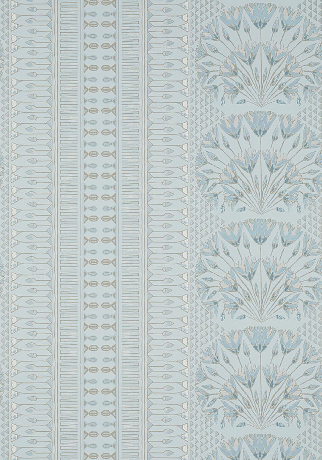 Anna French Cairo Spa Blue Wallpaper