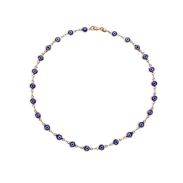 THE EVIL EYE LINK NECKLACE