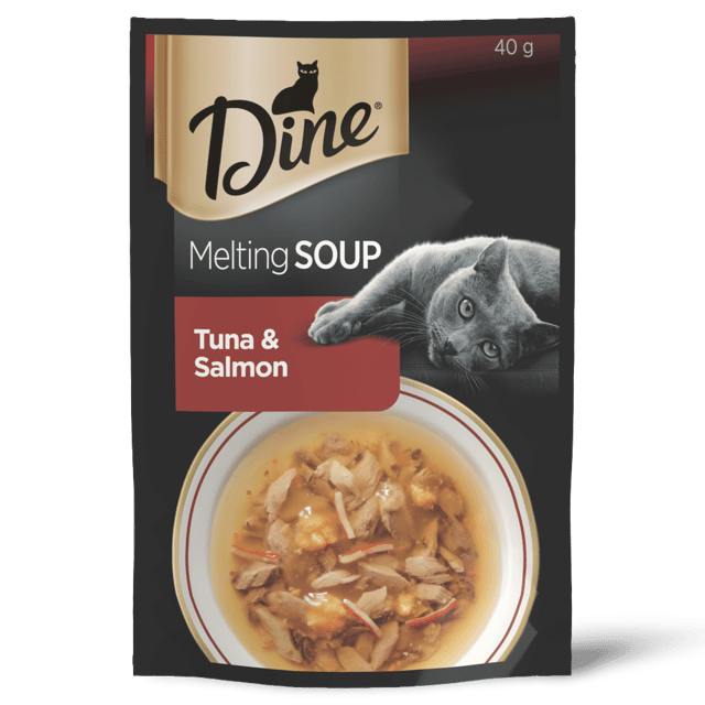 Melting Soup Tuna And Salmon Pouch Wet Cat Food