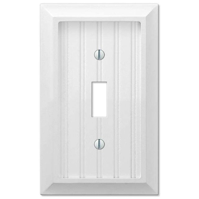 Discontinued Cottage White Wood Cover Plates