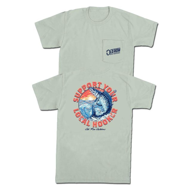 Support Your Local Hooker Pocket Tee