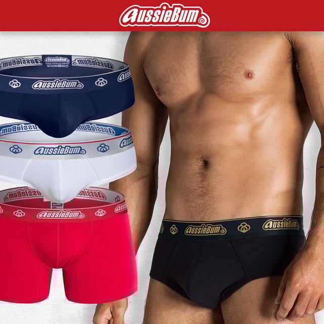 aussieBum Men's CottonSoft 2.0 White Trunk Underwear - M