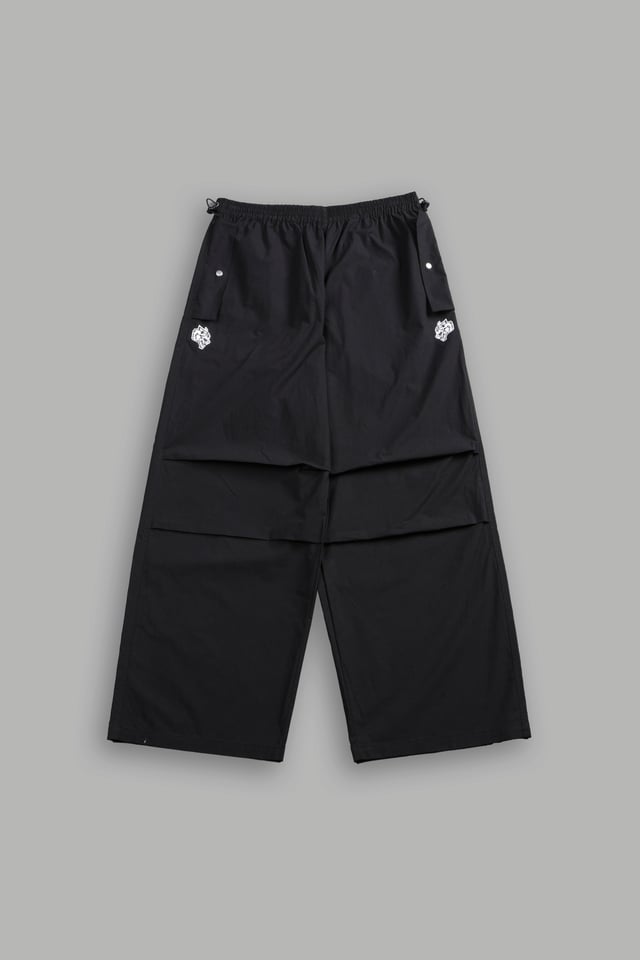 Wolf Chopper Unisex Haven Pants in Black