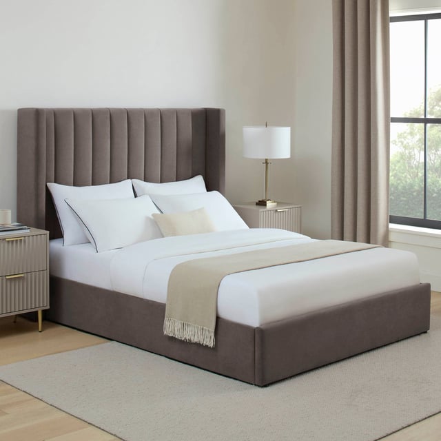 Madison Ottoman Storage Bed - Taupe