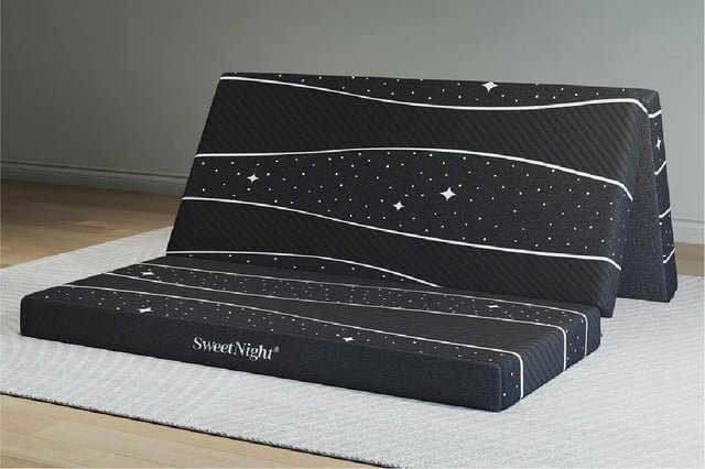 Tri-Fold Comfort Foam Starry Night Mattress Topper