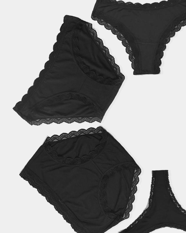 The Discovery Knicker Pack - Black