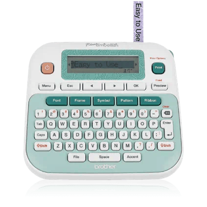 P-touch Embellish
Ribbon and Tape Printer