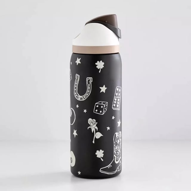 Owala Stainless Steel Water Bottle 32 oz - Poker Black