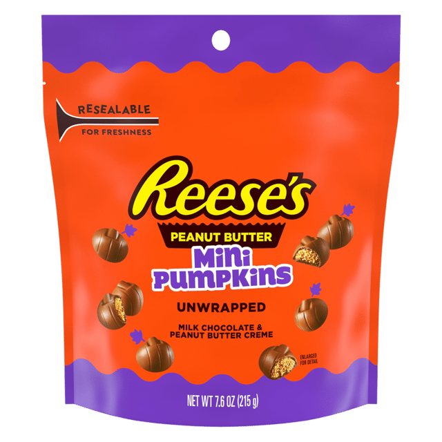Reese's Mini Peanut Butter Pumpkins, 7.6oz