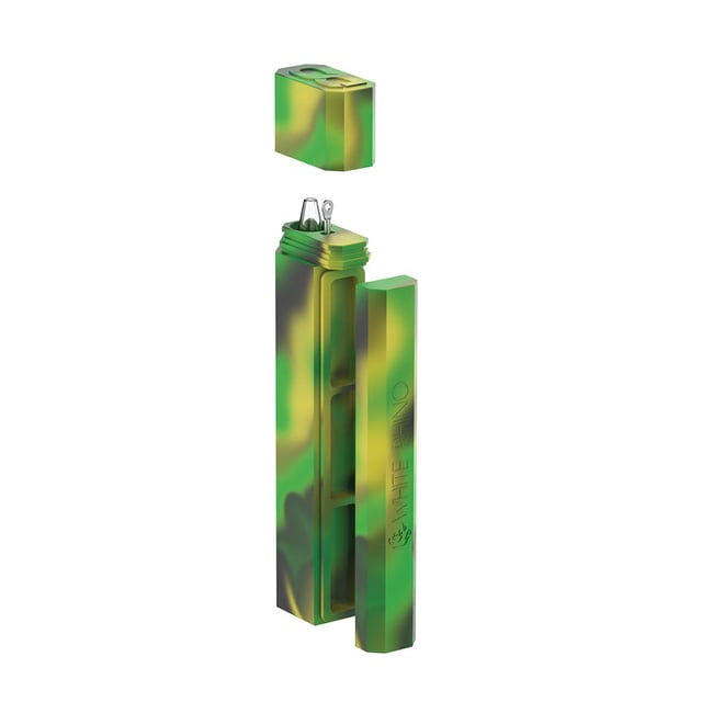 Dab Out Original with PYREX Straw - Green Yellow Black