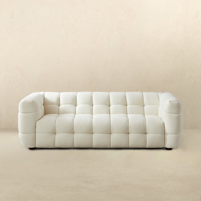 89.8'' Mid-Century Modern Upholstered Sofa