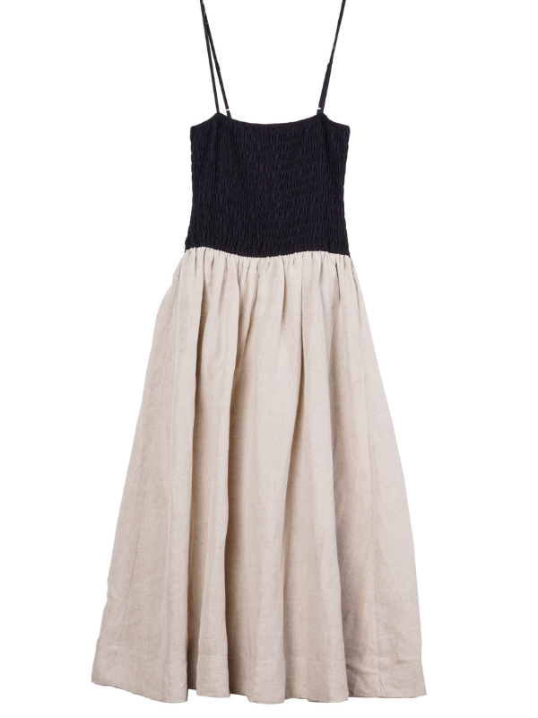 Mael Dress in Oatmeal