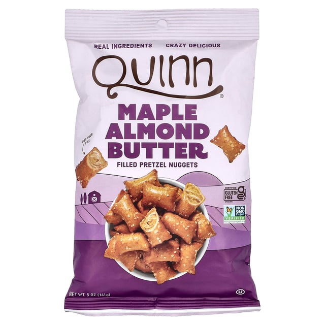 Filled Pretzel Nuggets, Maple Almond Butter, 5 oz (141 g)
