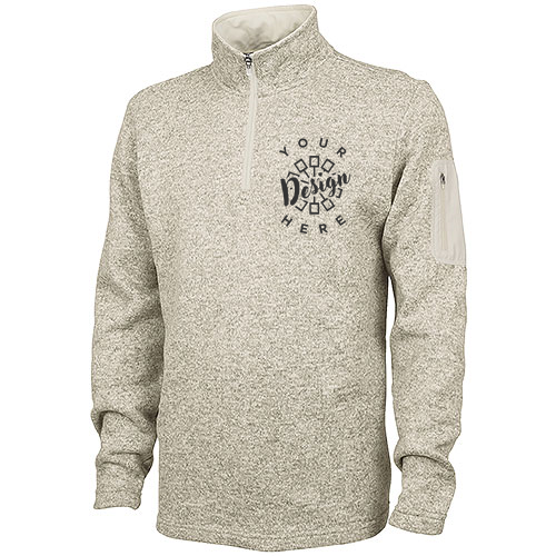 Charles River Men's Heathered Fleece Pullover