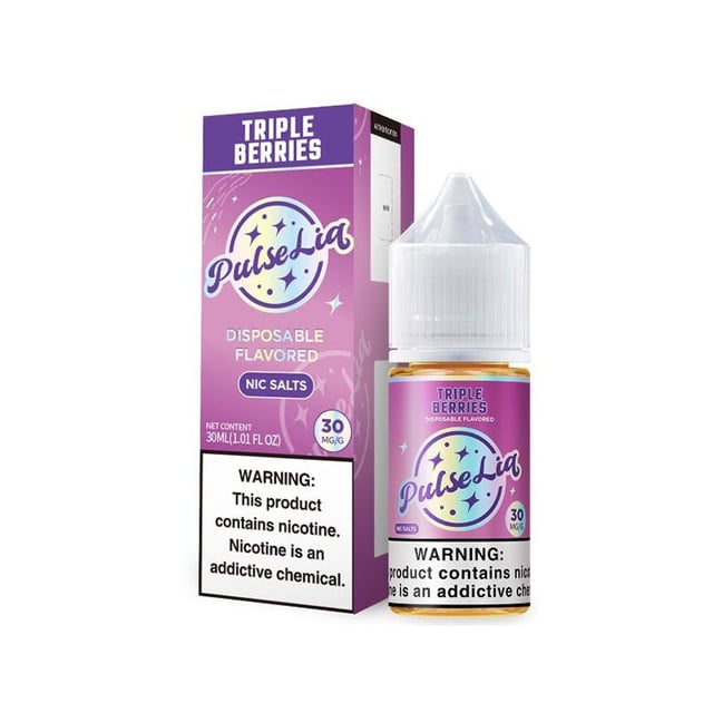 Geek Bar Pulse Liq Nic Salt - Triple Berries - 30ML E-Liquid