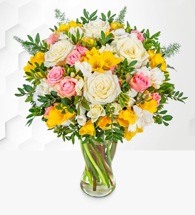 Rose and Freesia