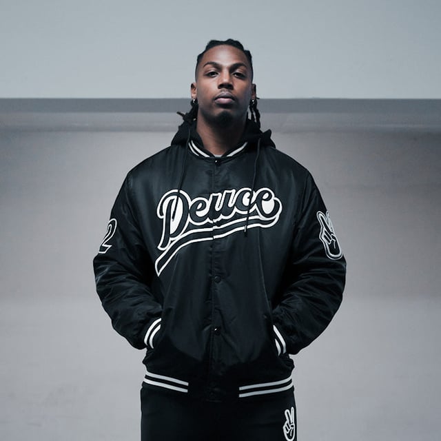 Deuce Varsity Jacket | Black