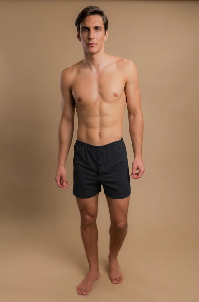 Men's Elasticized Loose Boxer Shorts